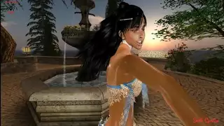 مثلث جنسي قاسي: الفتاة الزرقاء وفعل مزدوج مع بي بي سي