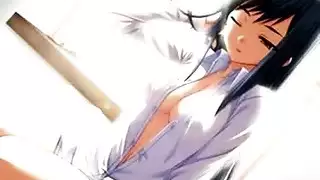 فتيات أنيمي في حركة يوري صعبة: جنس حتى نشوات عالية